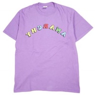 Supreme 21春夏 Jamie Reid Anarchy T卹，L碼，紫色，短袖，美國製造。二手。 [Supreme]