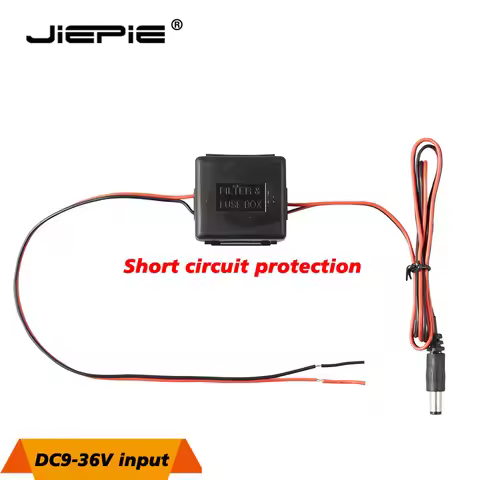 JIEPIE Car Voltage Converter Filter DC 9V-36V To 12V 3A Car Rear View Camera Rectifier Relay For Car