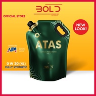 BOLD ATAS 𝕏 SIRIM [ OSP + PAO ] 0w20 4L Fully Synthetic Engine Oil Car API SP Minyak Hitam 0w-20 Enj