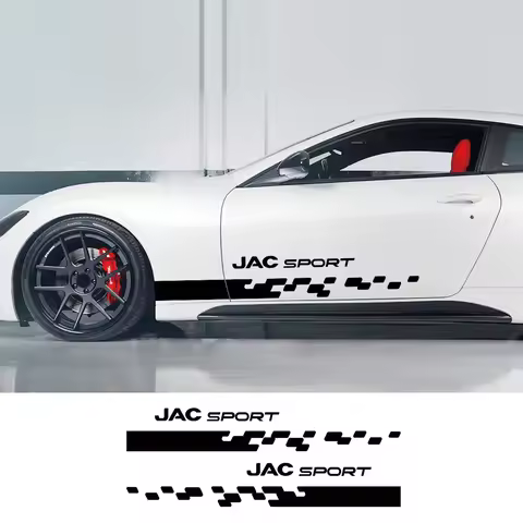 For JAC Refine J3 J2 S5 A5 J5 J6 J4 Vapour S2 T8 Auto Tuning Accessories 2PCS Car Door Side Stickers