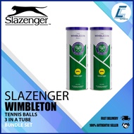Slazenger Wimbledon Tennis Ball (3 Balls in a Tube) (Bundle Set) Tennis Ball Bola Tenis Bola Tennis