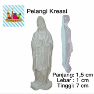 patung lukis gips/semen abu-abu patung Bunda Maria