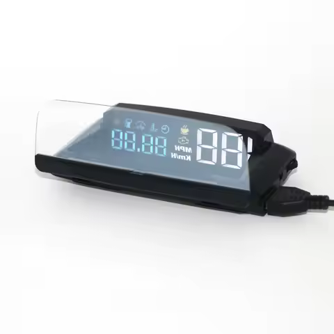 H400S Head-Up Display Universal HUD Driving Computer OBD Speed Projector Fuel Mileage Alarm Car Acce