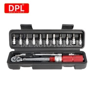 15-Piece Bicycle Torque Wrench Set, 1/4", 0-25Nm, Dual Direction, Allen Wrench Tool, Socket Wrench, 