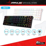 Royal Kludge RK71 RGB Mechanical Gaming Keyboard (Hot-Swap / Wired / Wireless / Bluetooth)