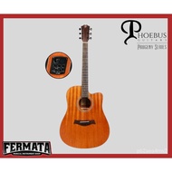 Phoebus Progeny PG-15NC Dreadnought All-Mahogany Acoustic-Electric Guitar w/ Gig Bag