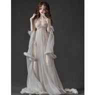 1/6/4/3/Point bjd Doll sd Girl Clothes Fairy Elegant Long Nightdress Suspender Skirt Size Can Be Cus