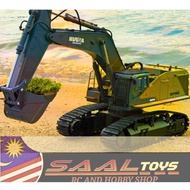 Huina 1592 Alloy RC excavator 1/14 Scale 22 channel RC construction site toy RC excavator Remote Con