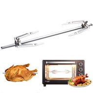 สแตนเลส Air Fryer ส้อมไก่ย่าง Skewer เนื้อปลาย่าง Rack หมุนย่างส้อม BBQ เครื่องมือเตาอบอุปกรณ์เสริม