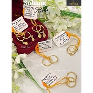 RICHGOLD JEWELS Subang RING emas 916 (Earing 916 gold)