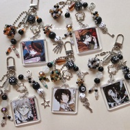 Bungo stray dogs Keychain | Bsd | Beaded Keychain | Anime anime | Shonen | Doceboni