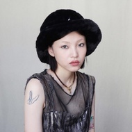 南瓜Vintage。KANGOL Faux Fur Casual 黑色 造型 毛毛帽