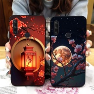 Huawei y6p / huawei y6p 2020 case with super bright moon print