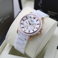 Jam Tangan Wanita Alexandre Christie AC 2375 AC2375 Rosegold White