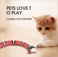 【JG สบายๆ】 TWiyo Moving Snake Toy, Realistic Simulation Smart Sensing Snake Toy For Cat, Infrared In
