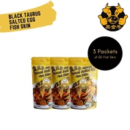 Black Taurus Salted Egg Fish Skin 3 Packet