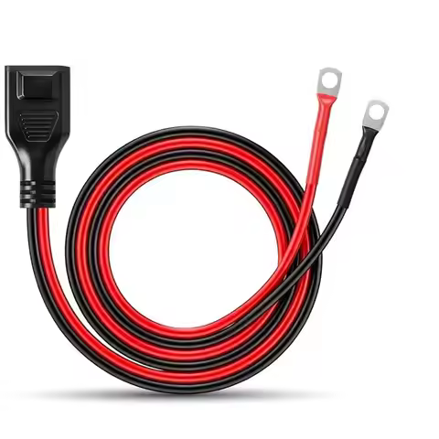 A97I-Extra Battery Cable 59In, 50A Extension Cable For Wave 3& For Ecoflow Delta 2, Delta 2 Max, Del