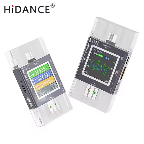 DC0-48V 12A Type-C PD3.0 Fast charging Protocol USB Tester Voltmeter Meter Mobile Phone Charger Capa