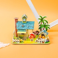 DIY 3D Puzzle FRENCH FLORIST 666-16 Foam Material educational toys for children