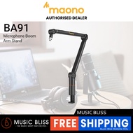 MAONO BA91 Microphone Boom Arm Stand for Professional Podcast/Studio/Microphone (BA-91)