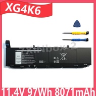 XG4K6 11.4V 97Wh 8071mAh OEM Laptop Battery For Dell XPS 17 9700 9710 Precision 5750 5750 series 01R