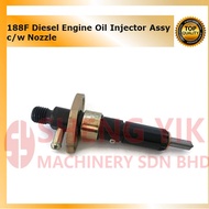 Shengyik 186F 188F 192f Diesel Engine Oil Injector Assy with Nozzle, Fuel Pump Assy