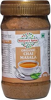 Nature's Spice Organic Chai Masala Powder for Tea Lovers - 100g