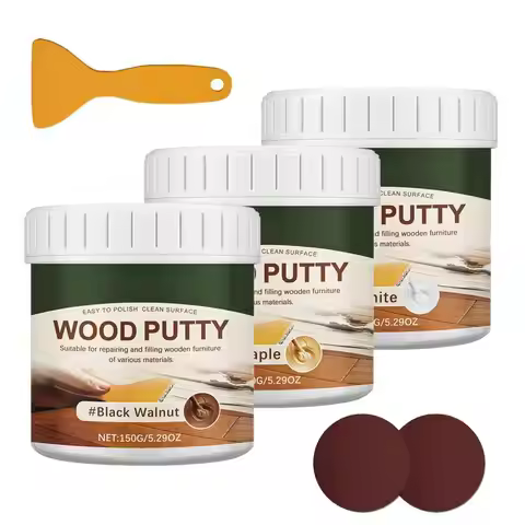 Wood Filler Putty 150g Stainable Wood Crack Filler Wooden Furniture Repair Kit Wood Hole Filler for 