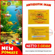 POMATE 5 GRAM OBAT ANTIBIOTIK IKAN ARWANA IKAN HIAS KOI SINGAPORE