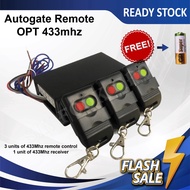 Autogate Gate Wireless Remote Control 2 Channel 433Mhz