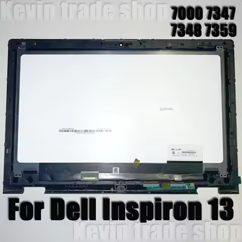 13.3" Digitizer For Dell Inspiron 13 7000 7347 7348 7359 P57G LCD touch screen assembly LTN133HL03 2