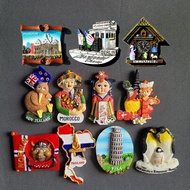 Country Fridge Magnets Greece Austria Belgium Finland Norway Fridge Magnet Sticker 3D Resin World Tr