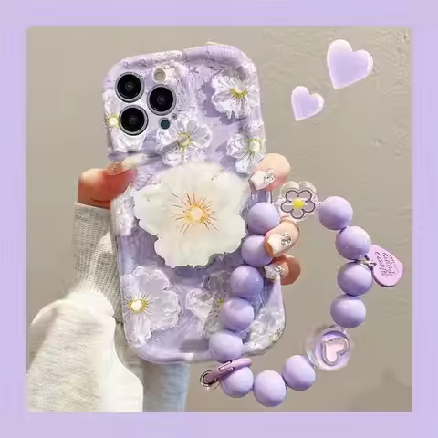 Flower Case For OPPO A60 RENO 11 12 PRO 12F 11F 7 4G 5 6 8 5G 10 2F Z 8T Realme C63 C61 C65 C51 C53 