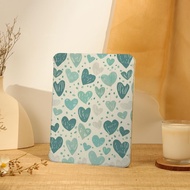 Green Hearts iPad Case,iPad Air Case For 13"/11"iPad Pro 2024,13"iPad Air 6 Case,iPad mini 6 Case,10