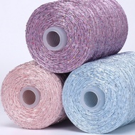 Cotton Beaded Yarn Mixed Size Sequin Yarn Specialty Textile Fancy Yarn Handmade Weaving Yarn Manufac