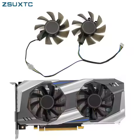 2PCS/lot P106 GA82S2H For GALAX GTX1060 Cooler Fan For KFA2 GeForce GTX 1060 OC Graphics Cards as re