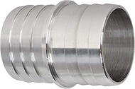 ICT Billet 1-1/2" to 1-1/2" Inch Hose Barb Splice Coupler Repair Mend Fitting Adapter Connector Radi