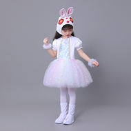 Performance Costume Children cos Dance Bunny Little White Bunny Costume