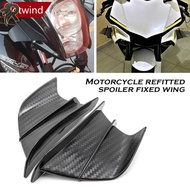 RL 2Pcs Motorcycle Winglet Aerodynamic Wing Kit Spoiler Protection Guard Wind For Honda H2/H2R Scoot
