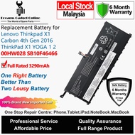 LENOVO Laptop Battery 00HW028 00HW029 3290mAh for Lenovo Thinkpad X1  Carbon 4th Gen 2016 ThinkPad X