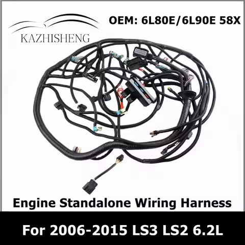 for LS3 LS2 6.2L 6L80E 6L90E 58X DBW Engine Standalone Wiring Harness DRIVE BY WIRE DBW Engine Parts