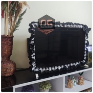 Bando/ TV Cover/ TV Cover/ TV/ LCD Ruffle Gingham Plaid Color For TV 24inch-52inch Unique Aesthetic 