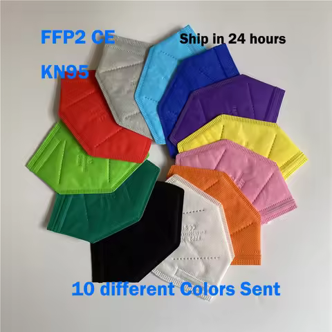 Mascarillas FPP2 Niños Homologada 9-12 Years KN95 Masks Children FFP 2 5layers Mascarilla FFP2 Infan