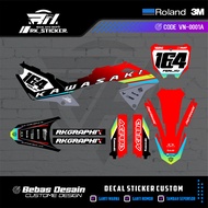 Decal Sticker klx 150 bf - Full body motorcycle sticker klx 150 bf FREE CUSTOME Design