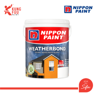 Nippon Paint 1 Litre / 5 Litre / 18 Litre Weatherbond Acrylic-Based Exterior Color Wall Paint (Part 3)