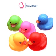 Set of 9 large-sized squeaky bathroom toy ducks for babies
