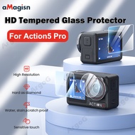 aMagisn HD Tempered Glass Screen Protector for DJI Osmo Action 5 Pro 9H Hardness Anti Scratch Lens a