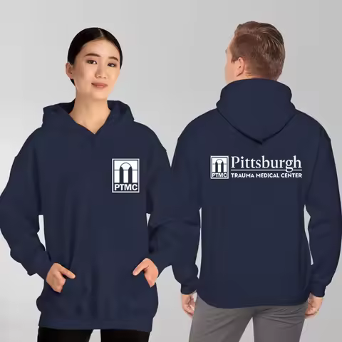 2026 The Pitt TV Series Hoodie Vintage 2 Side Print Sweater PTMC Trendy Tv Show Jumper Unisex Nurse 