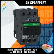 Contactor schneider LC1D25M7 / LC1D25 M7 3P 25A 25 A 220V magnetic contactor