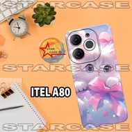 Softcase itel a80 /S34/Girl's Motif/case itel a80 /casing itel a80/silicone